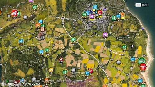 讲道理,地平线4的赛事真的没有地平线3的多!看地图任务对比!