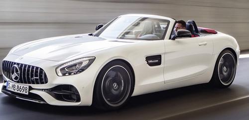 梅赛德斯奔驰c级敞篷车采用自上而下的软质渲染