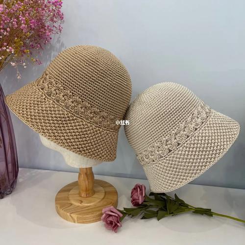 钩针编织渔夫帽遮阳帽手工自制材料包_渔夫帽_钩针编织_手工制作_遮阳