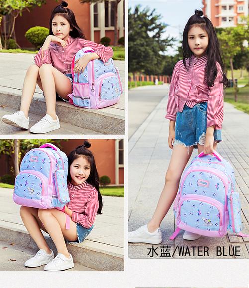 巴布豆书包小学生 1-3-4年级儿童6-12岁女孩轻便可爱学生双肩背包