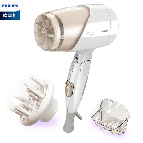 飞利浦(philis)电吹风 大功率家用恒温护发双倍负离子吹风筒冷热风可