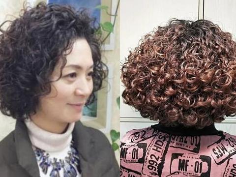 谁说老年人只能烫小卷这几种大卷发型时髦减龄也非常适合老人