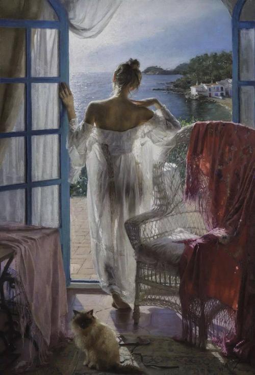 西班牙艺术家vicente romero redondo油画作品