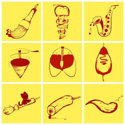 变形系列辣椒图形创意