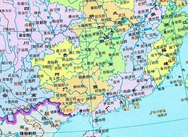 广东与广西之间的换地广西省的1个县为何划入了广东省
