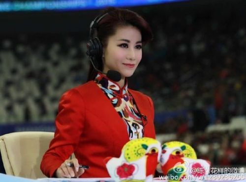 央视美女主播陈滢解说花滑口误萌翻 网友:忘我境界