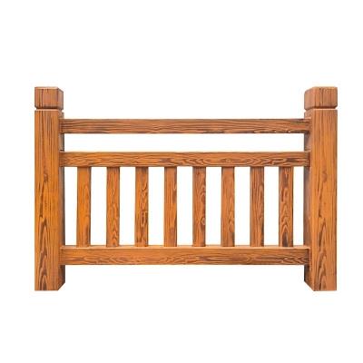 围栏木护栏水泥护栏建u设河边仿栏杆公园新栏杆仿栏杆农村厂家木