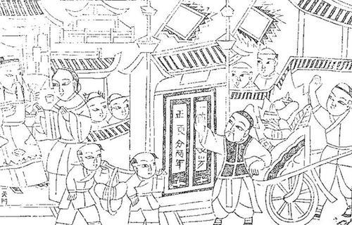 千门万户曈曈日总把新桃换旧符.