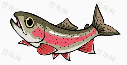 鱼 鲜鱼 小鱼 海洋鱼类 海鲜 鱼 卡通动物