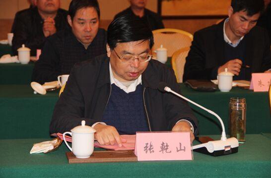 县委副书记,县长张乾山主持会议