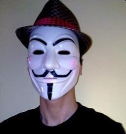 qq头像黑客面具头像