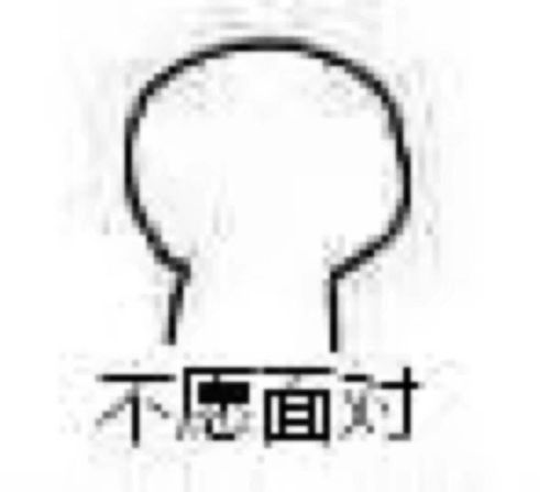 脸都没有了:不愿面对_的表情包