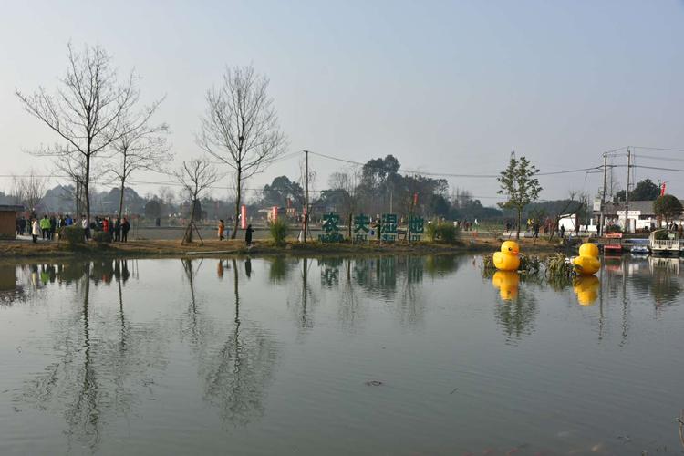 2019年正月初一,郫都区唐昌先锋村,农夫记忆广场,举行农夫闹新春民俗
