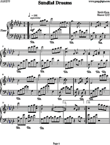 sundial dreams_sundial dreams简谱_sundial dreams