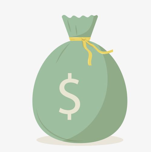 绿色卡通钱袋矢量图绿色钱袋卡通袋子绿色袋子矢量图背景装饰