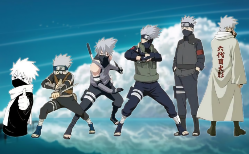 火影忍者六大人气角色的颜值巅峰时期天天的本体是包子头