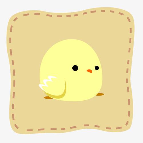 卡通小鸡图标