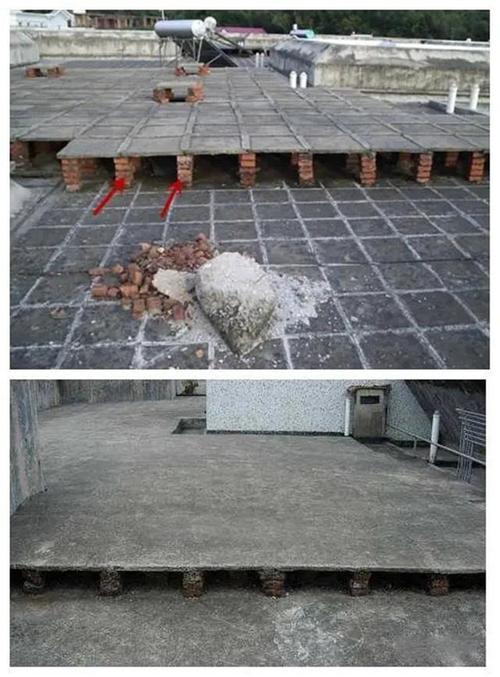 水泥沥青过时了掏空隔热砖更好用