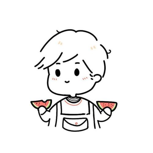 [情侣头像] 简笔画 创意 可爱 18p