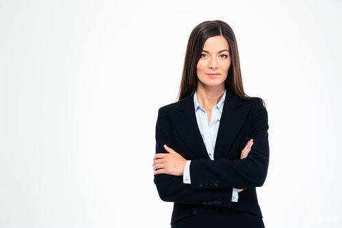 职业女性,站立,抱臂,美女,隔绝,白人,看镜头图片_职业女性,站立,抱臂