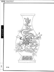 工艺美术白描图