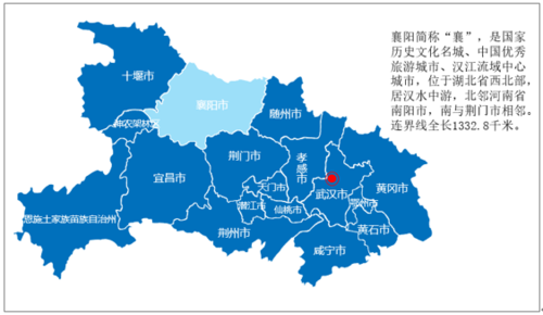 湖北襄阳地理位置