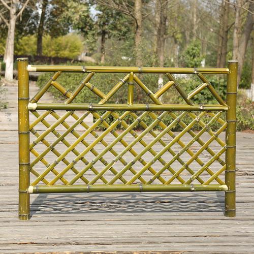 购客防腐竹篱笆围栏鸡鸭庭院装 饰民宿户外农家小院墙网日式竹片菜