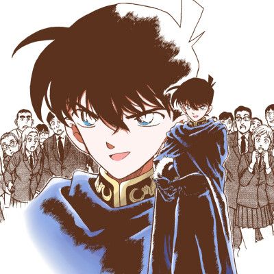 73原画,转自l站 侵删 #新兰#名侦探柯南