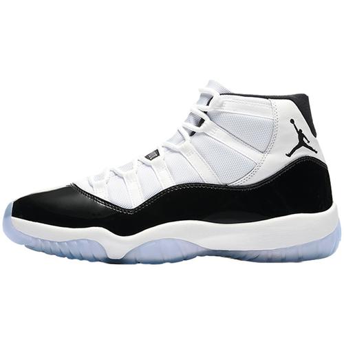 燎原装备 aj11康扣45高帮黑白男鞋乔丹11代鞋 378037-378038-100