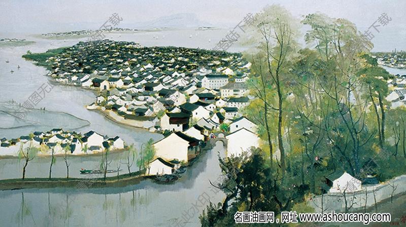 吴冠中油画作品143高清下载