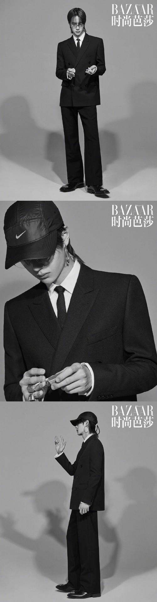 西服造型小合集 一身西装身姿挺拔@uniq-王一博 #王一博灰色西服造型