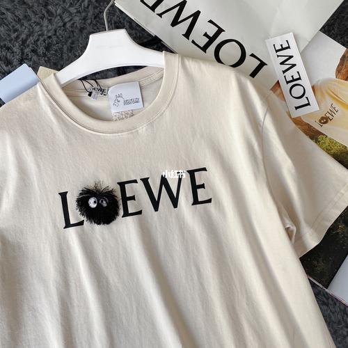 loewe龙猫印花绣花圆领t恤90_t恤_绣花_圆领_罗意威