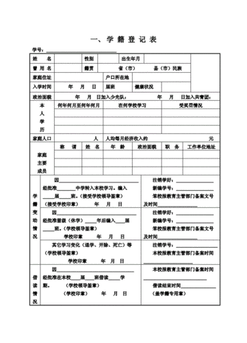 学籍登记表.docx