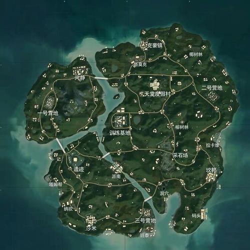 和平精英地图绝地求生和平精英手游周边海报壁纸雪地地图吃鸡辅助资源