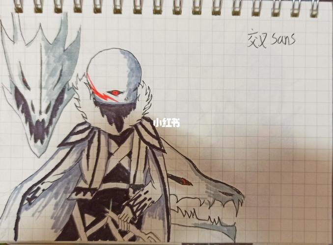 传说之下sans_手绘_传说之下_文化_绘画