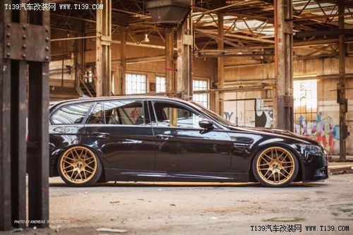 视觉享受 宝马e91 3系旅行车低趴效果展示