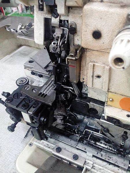 请问谁会锁边机的穿线?