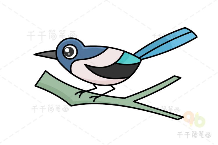 漂亮的喜鹊简笔画如何画