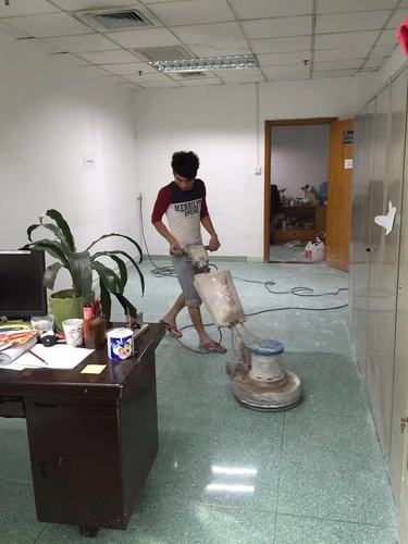 大理石石材晶面处理的步骤
