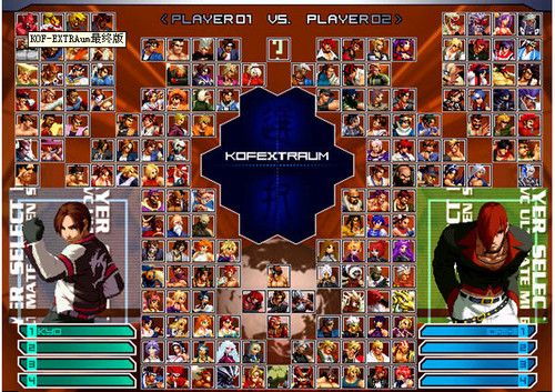 拳皇mugen 我在网上下的人物包 添加上以后选那个人物