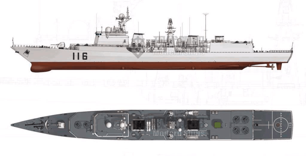 中国驱逐舰 051c旅洲级 051c型(北约称"旅洲级")导弹驱逐舰