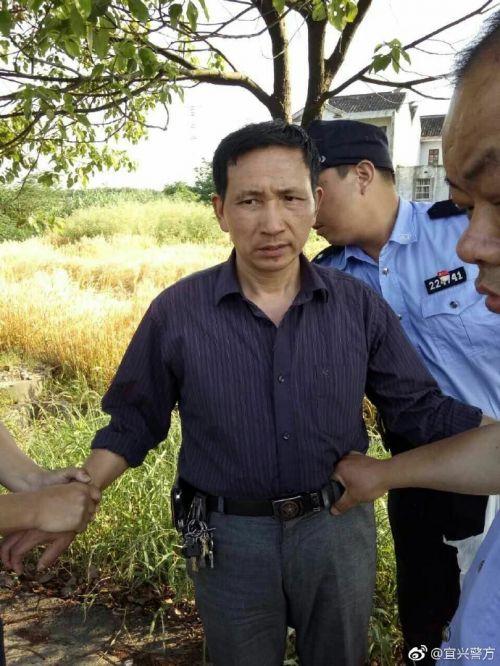 宜兴太滆菜场持刀伤人案嫌犯张建国被抓 现场图曝光