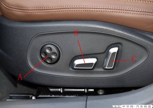 奥迪a6l座位调节图解,奥迪a6l座椅加热在哪