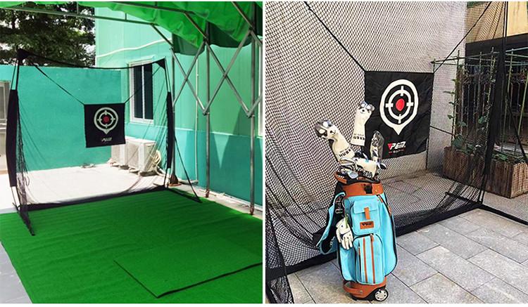2021新款 双靶布 室内高尔夫球练习网 打击笼 挥杆切杆训练