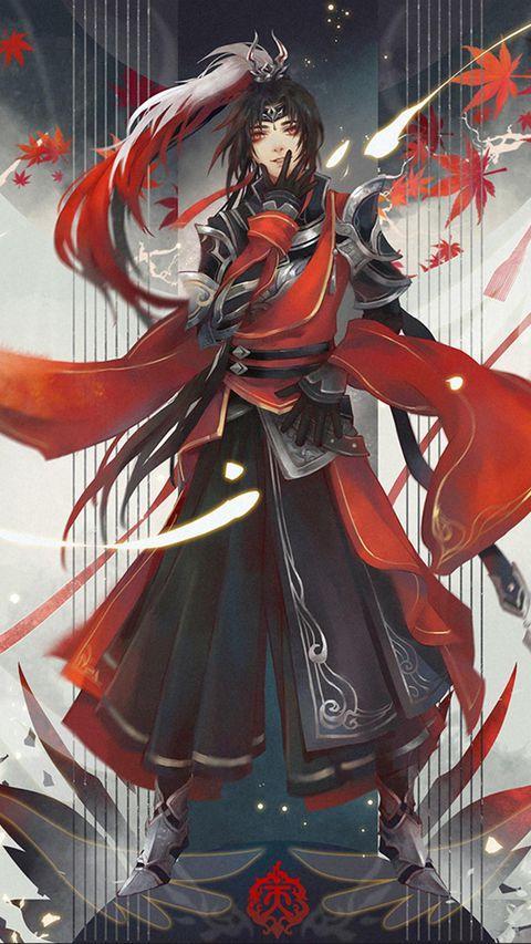 心中有佳人,待归家再花前月下(古风动漫男生图片分享)