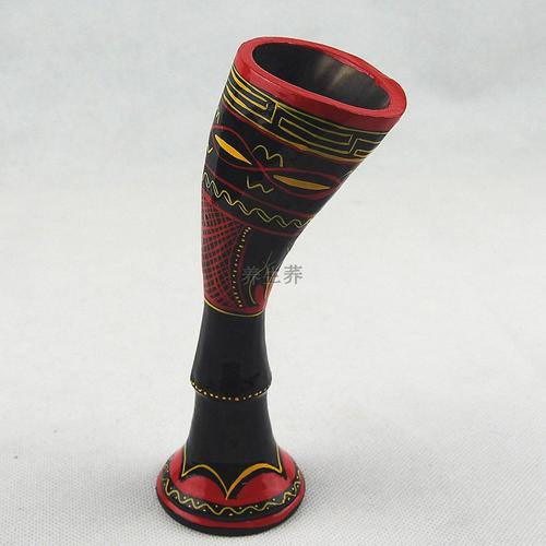 热卖包邮四川凉山彝族漆器牛角酒杯民间工艺品传统手工制作文玩推荐