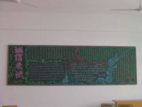 科文学院管理学系宣传部举行诚信考试板报评比活动