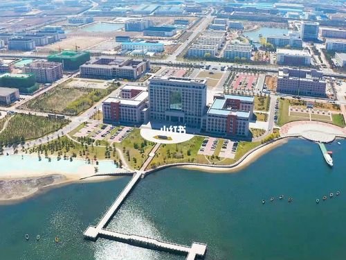 威海职业学院_威海职业学院_航拍_出行_人文风光展示