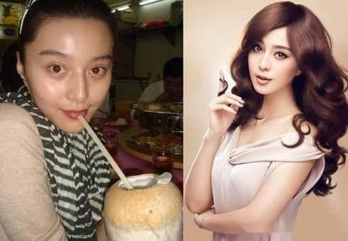 娱乐圈6大女星素颜照,赵丽颖没什么变化,范冰冰最丑!