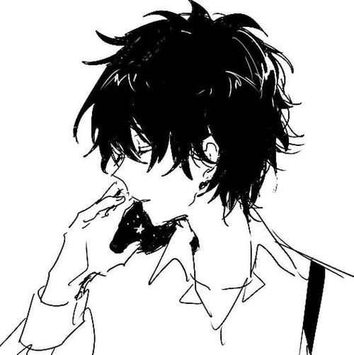 画师@rellakinoko 动漫男头由叶爻搬运自动漫头像吧纯手工搬运不易